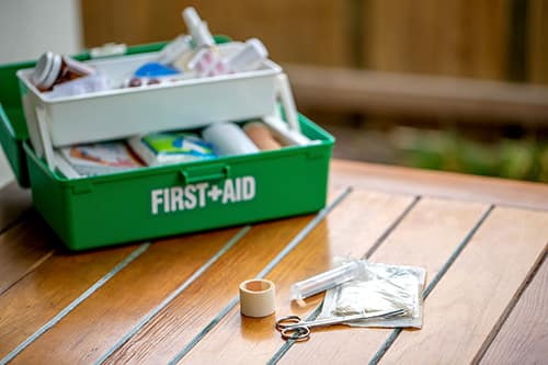 First aid kit for Vacation Rental Hosts
