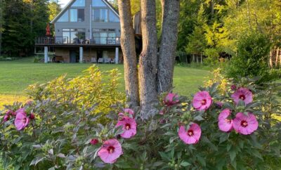 Waterfront views from the Hot Tub on Kayuta Lake – Sleeps 2